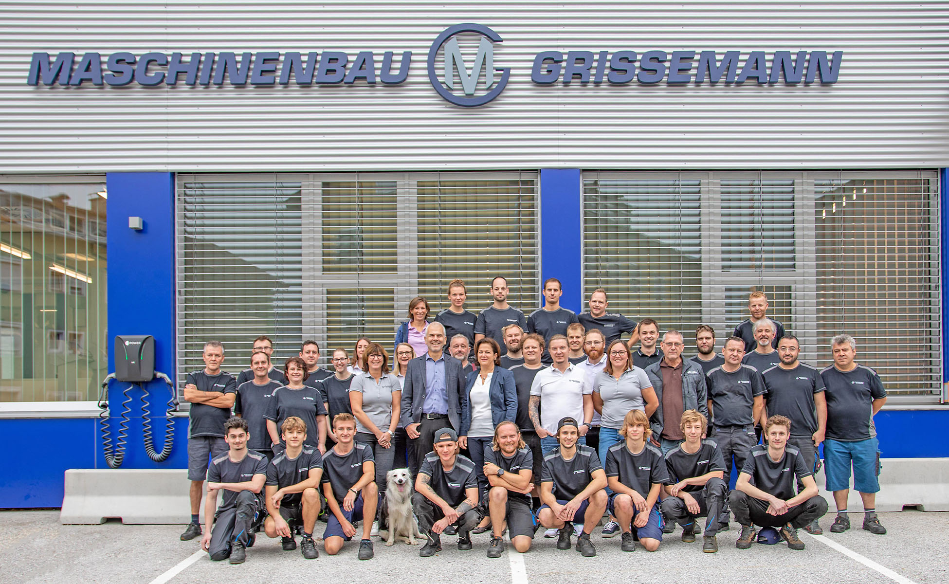 Das Team von Maschinenbau Grissemann.