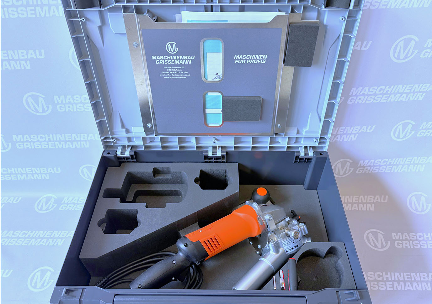 Transportbox Buendighobel Holzbearbeitungsmaschine grissemann 2025 Holzbearbeitung: Bündighobel Transportbox